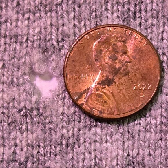 H&M Gangsta Wrapper Sequin Pug Dog Gray Crew Neck Sweater Urban Hip Christmas XS - Picture 14 of 14